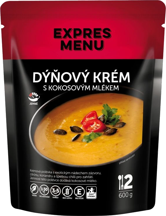 Dynový krém s kokosovým mlékem - 2PORCE