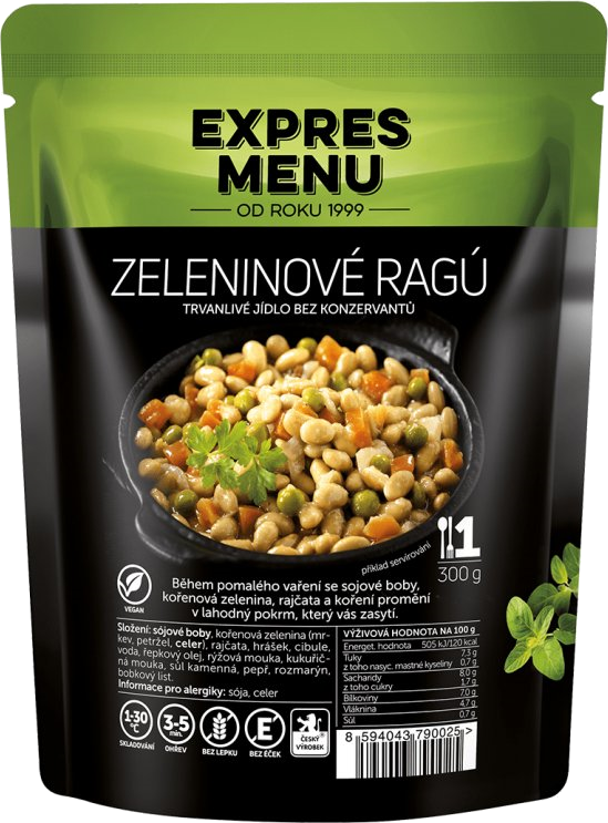 Zeleninové ragú - 1 PORCE